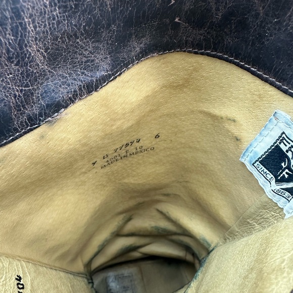 Frye Jane Tall Cuff Over Knee Boots Size 9B, SLT Slate 1361 - Picture 11 of 11